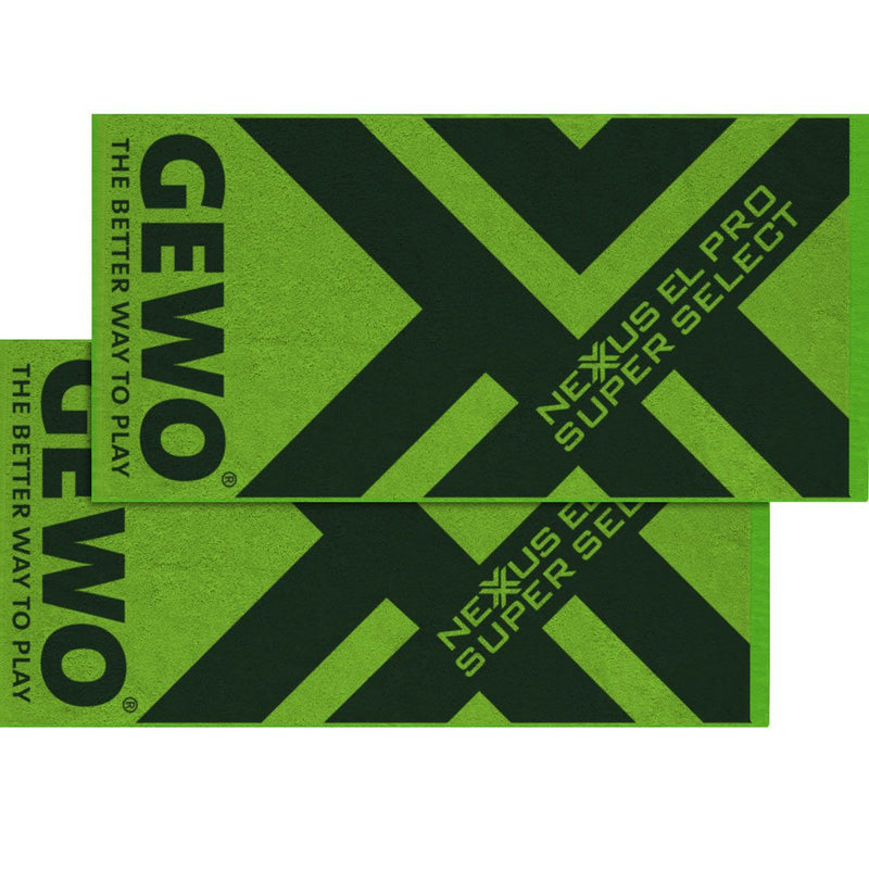 Gewo Set 2x Towel Super Select black/green