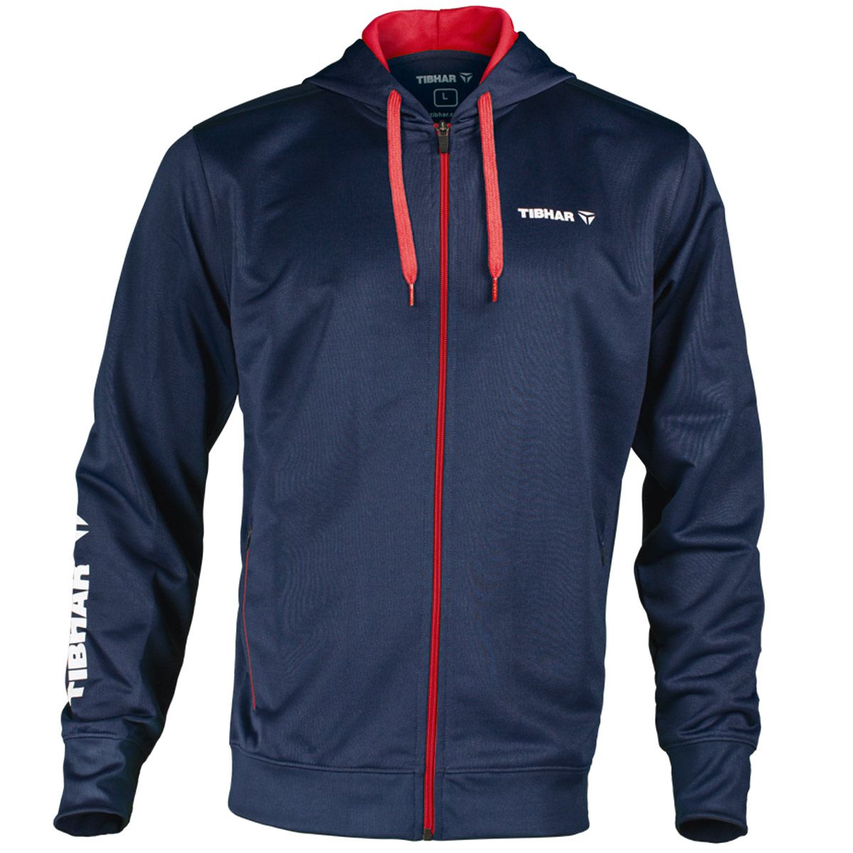 Tibhar Trainingsjack Mundo marine/rood