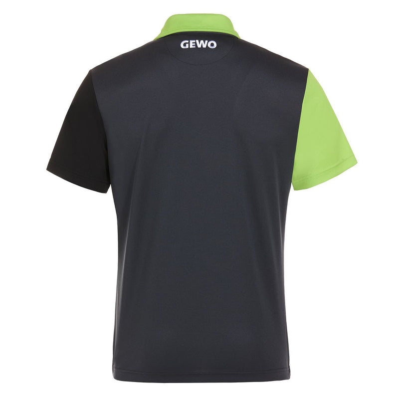 Gewo shirt Ravenna Katoen/Polyester Nine Iron/Lime