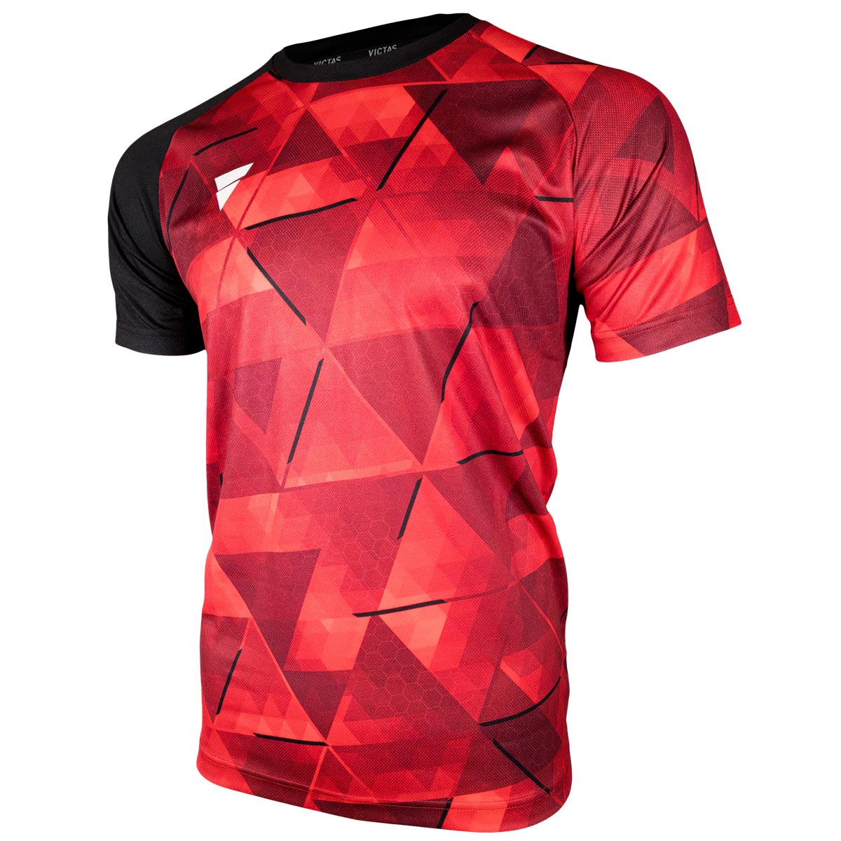 Victas T-Shirt 227 red/black