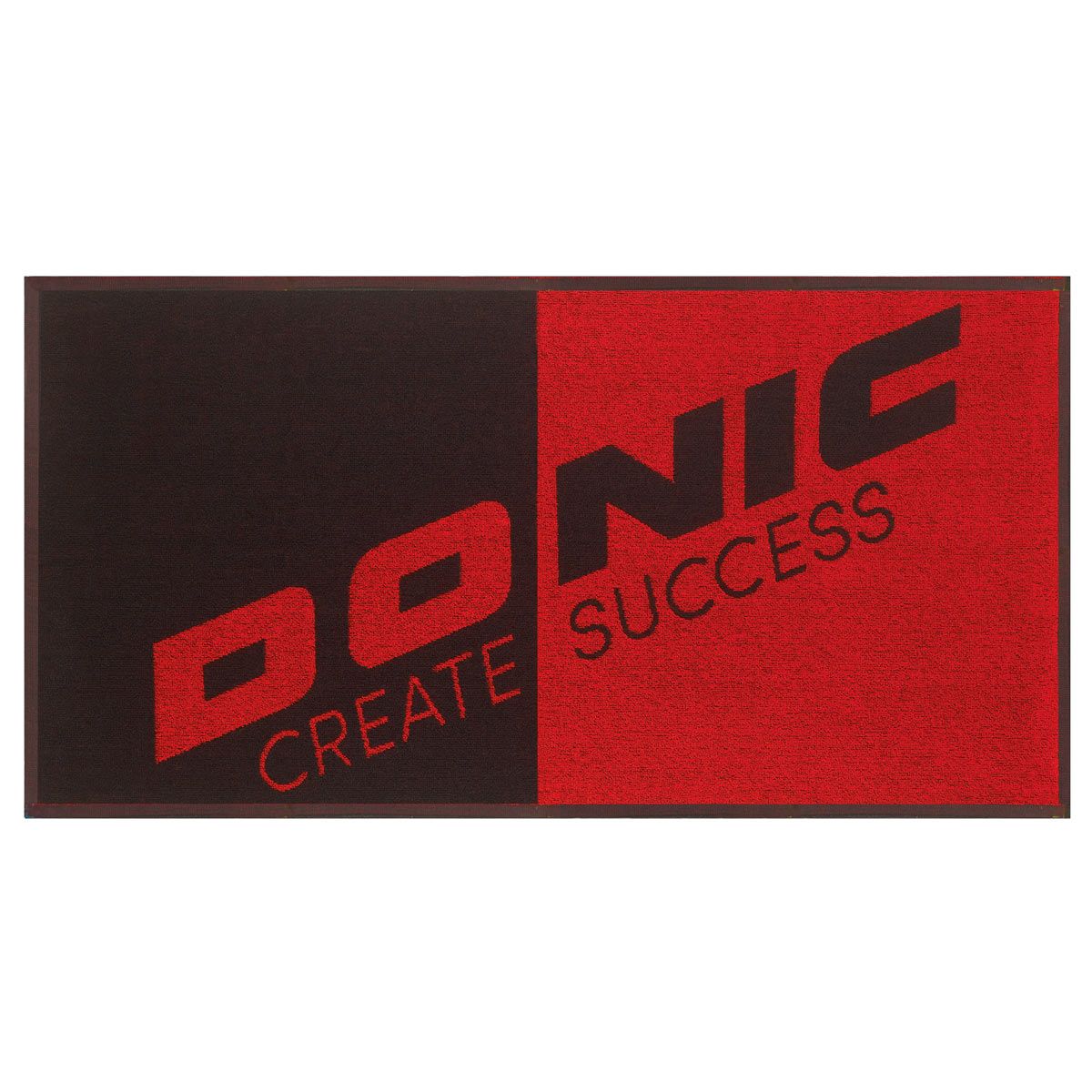 Donic Handdoek zwart/rood