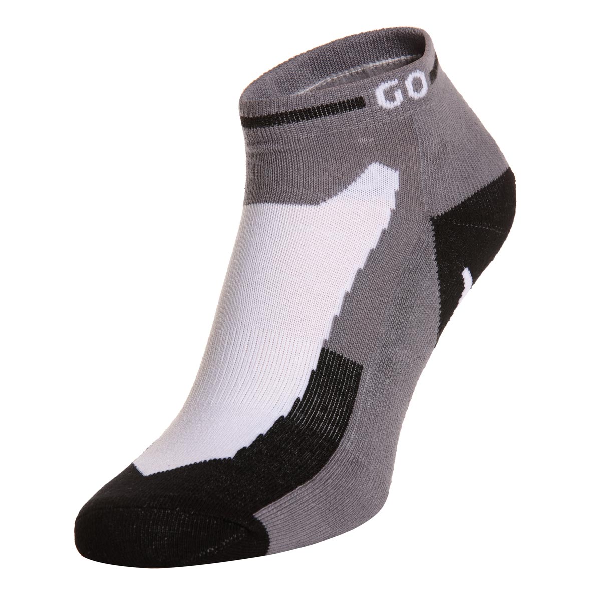 Gewo korte sokken Flex III grijs/wit