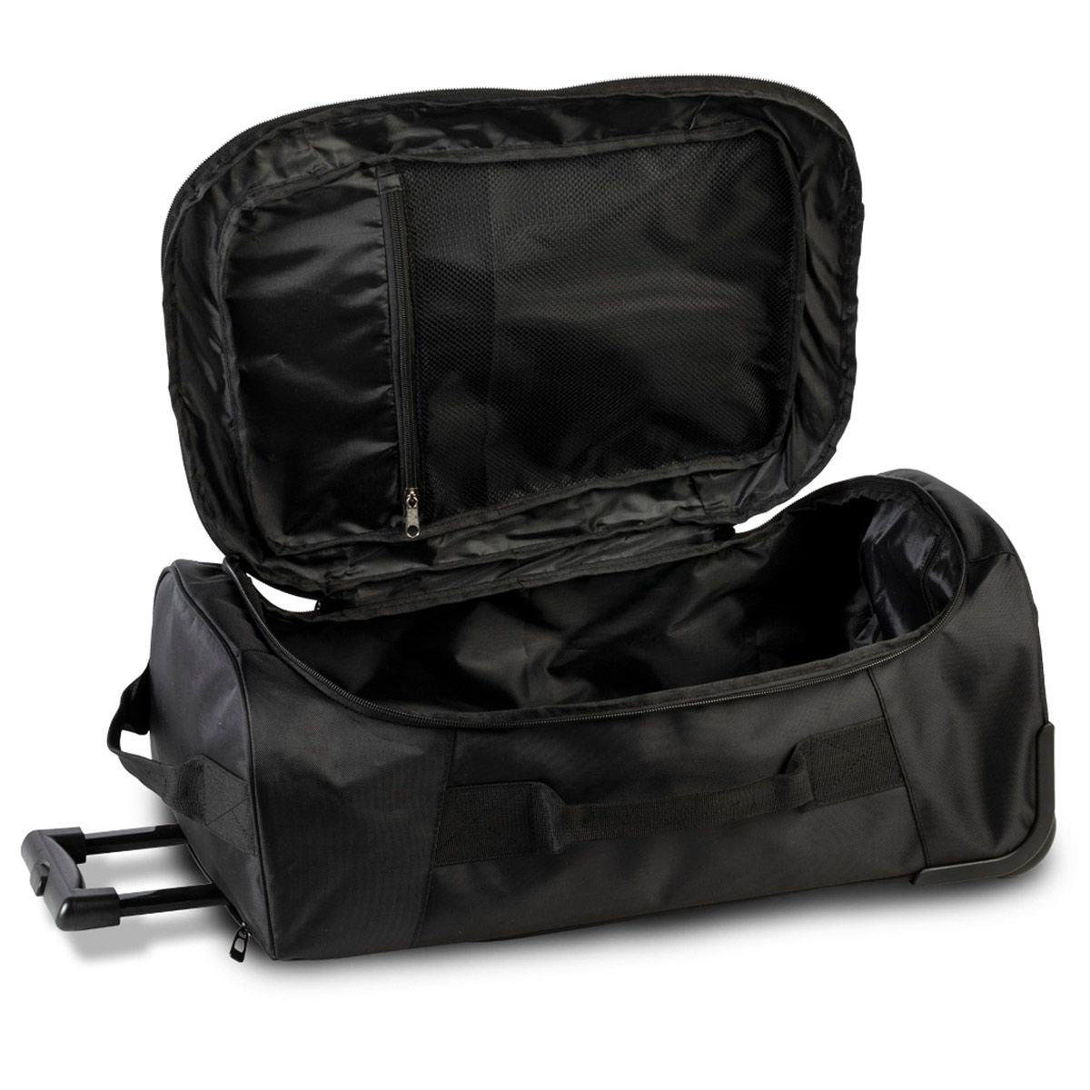 Gewo Trolley Stripes M zwart/limegroen