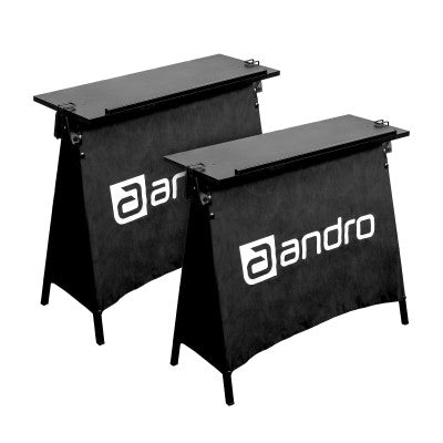 Andro Umpire Table Club Set of 2 black/white
