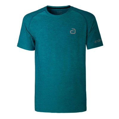 Andro Shirt Melange Alpha groen/blauw