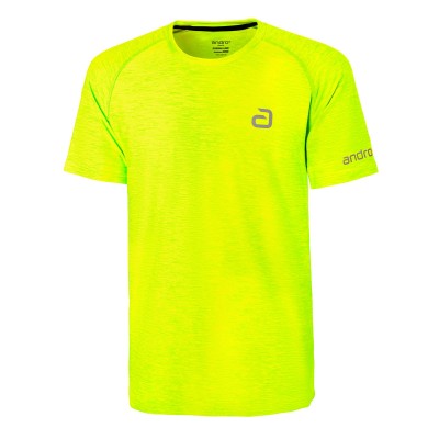 Andro Shirt Melange Alpha neon geel