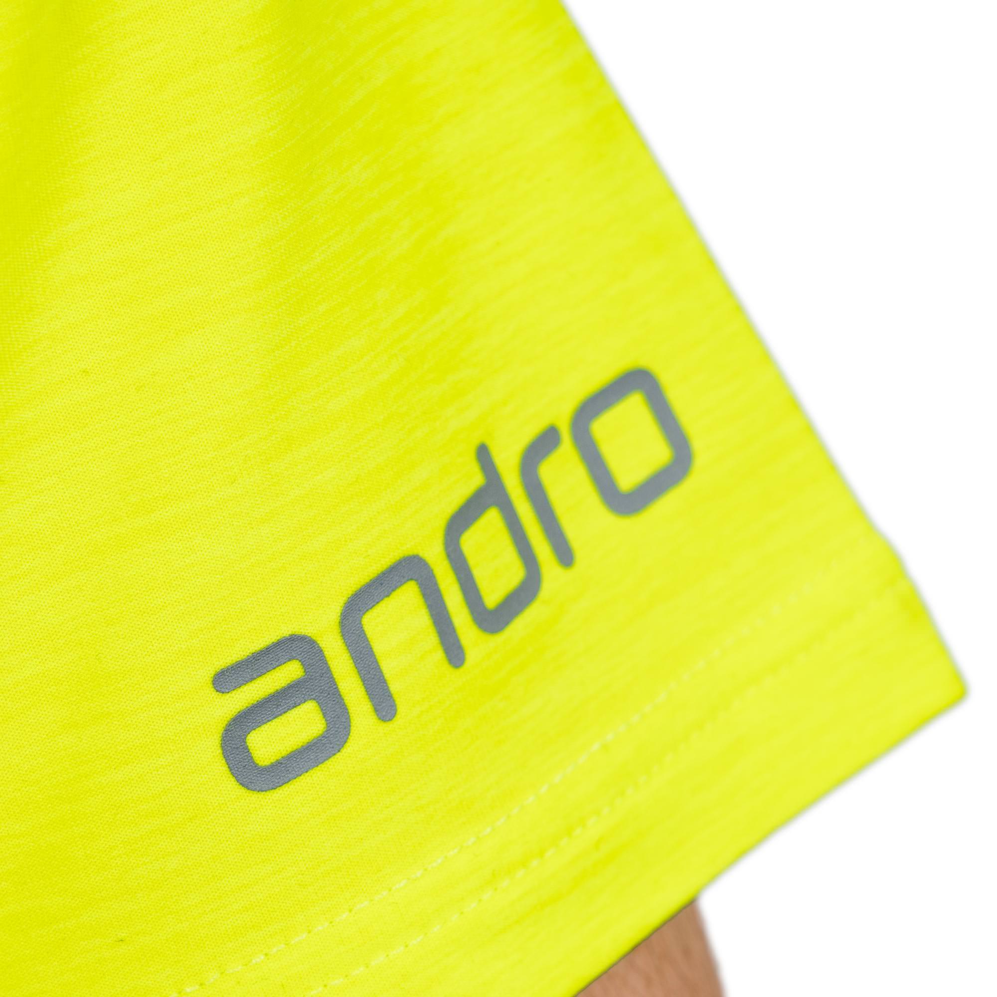 Andro Shirt Melange Alpha neon geel