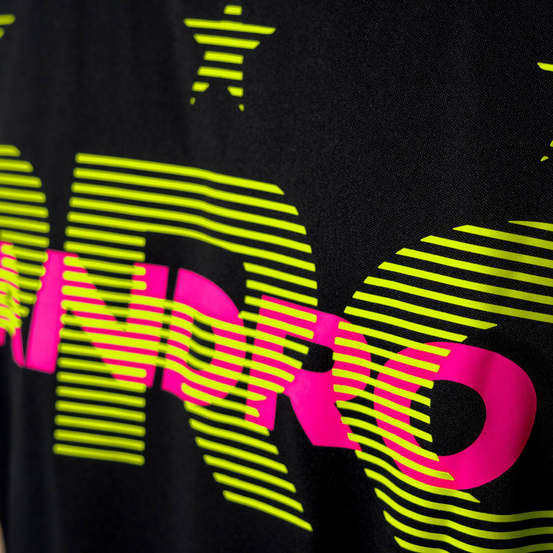 Shirt Tylos zwart/neon geel