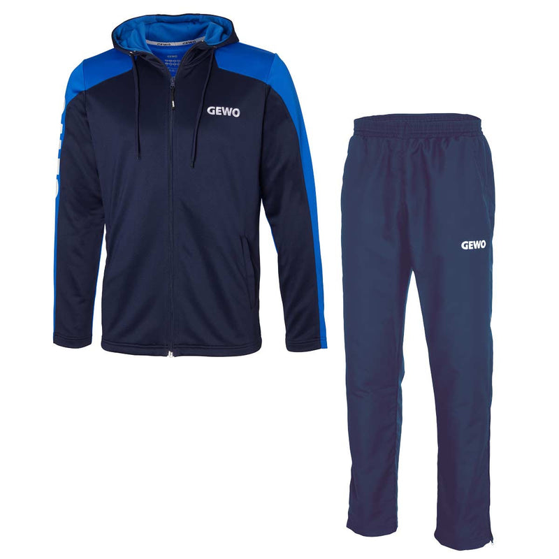 Gewo Trainingspak Leo marine/royalblauw