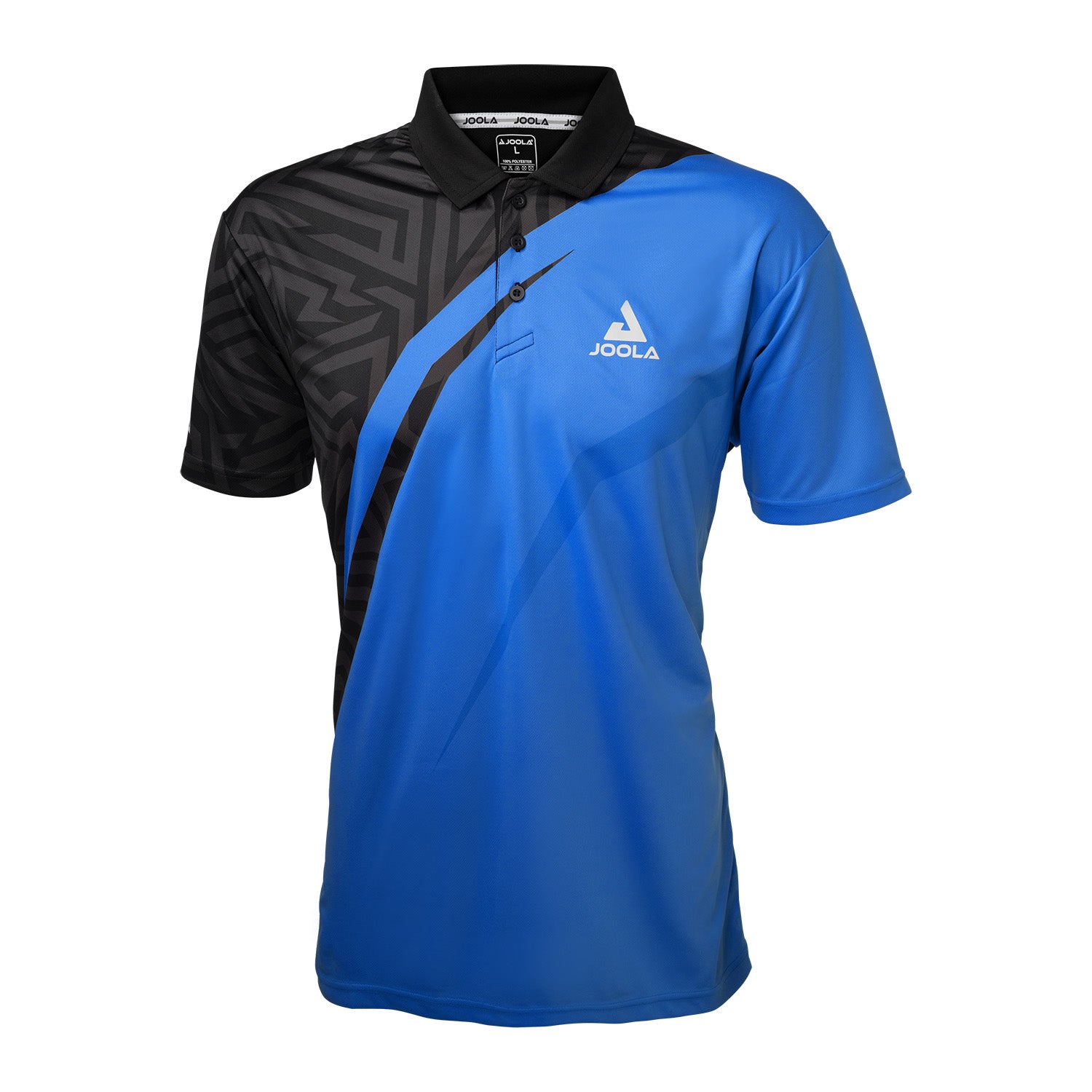 Joola shirt Synergy zwart/blauw