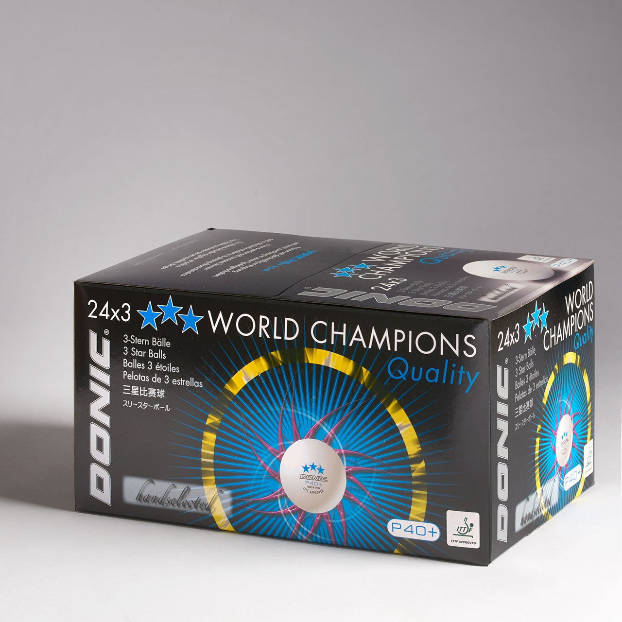 Donic Ball P40+ *** white (72)