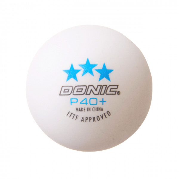 Donic bal P40+ *** wit (120)
